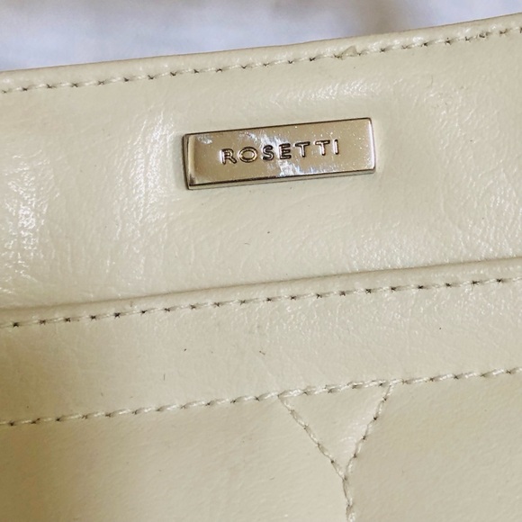 Rosetti Ivory Crossbody Purse 56” Removable Strap also has Handles - Picture 4 of 11